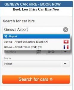 Cheap Car Hire Geneva Airport